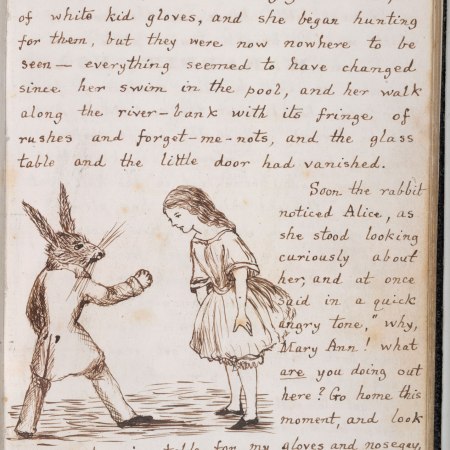 Lewis Carroll, Alice's Adventures Under Ground manuscript, 1862-64.